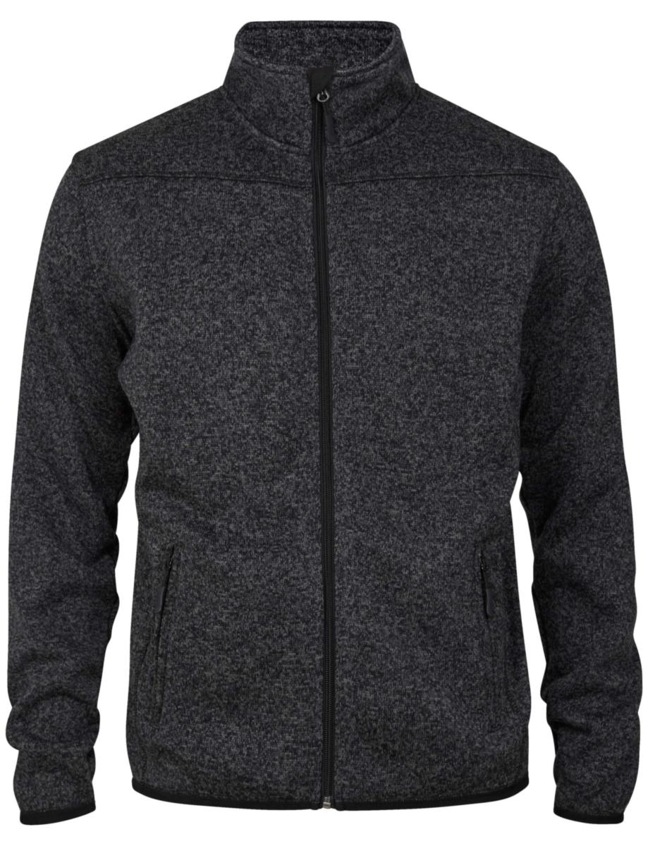 Fleecejakke Tracker Original Knitted Fleece - Fleecejakke Tracker Original strikkefleece antrasitt str M