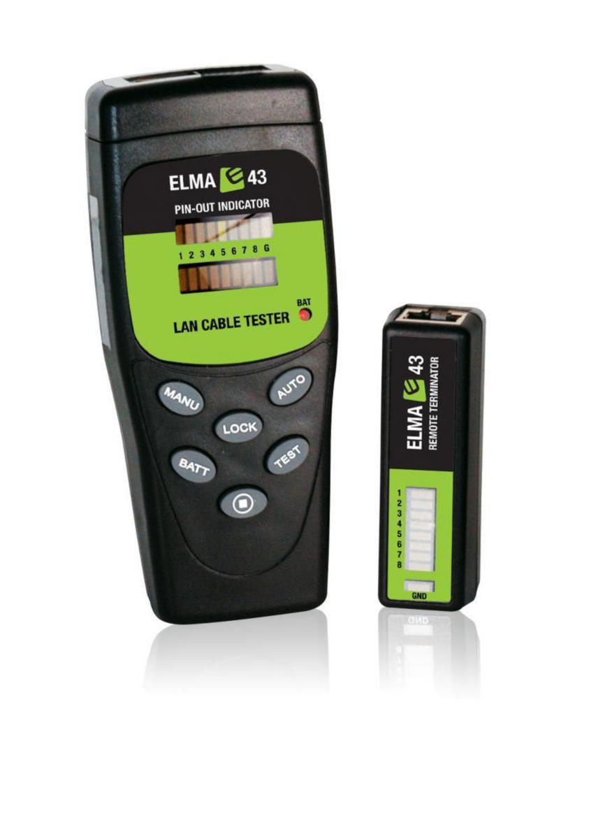 Kabeltester Elma 43 LAN - Elma 43 