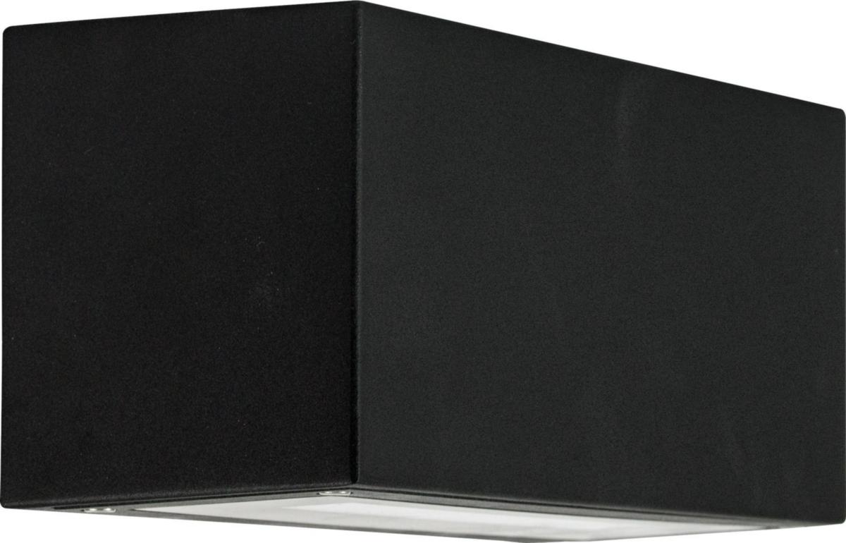 Veggarmatur Unilamp Case nedlys LED - Case 1x12W IP55 Asy Sort Veggarmatur nedlys