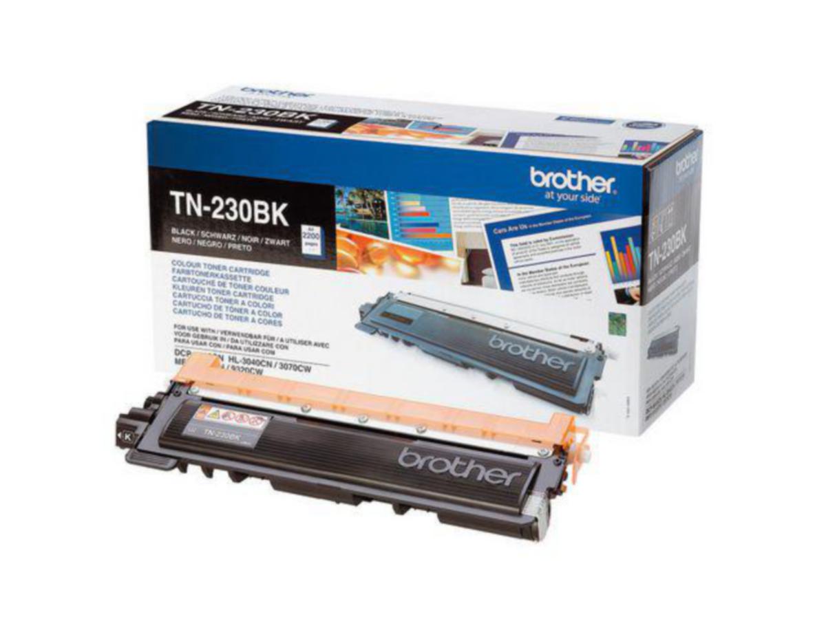 Toner TN230BK Brother svart 2200 sider - Toner TN230BK Brother svart 2200 sider