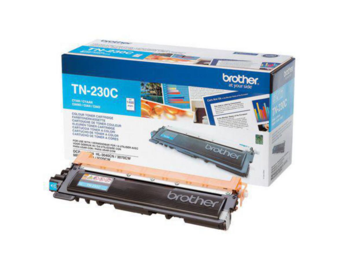 Toner TN230C Brother blå 1400 sider - Toner TN230C Brother blå 1400 sider