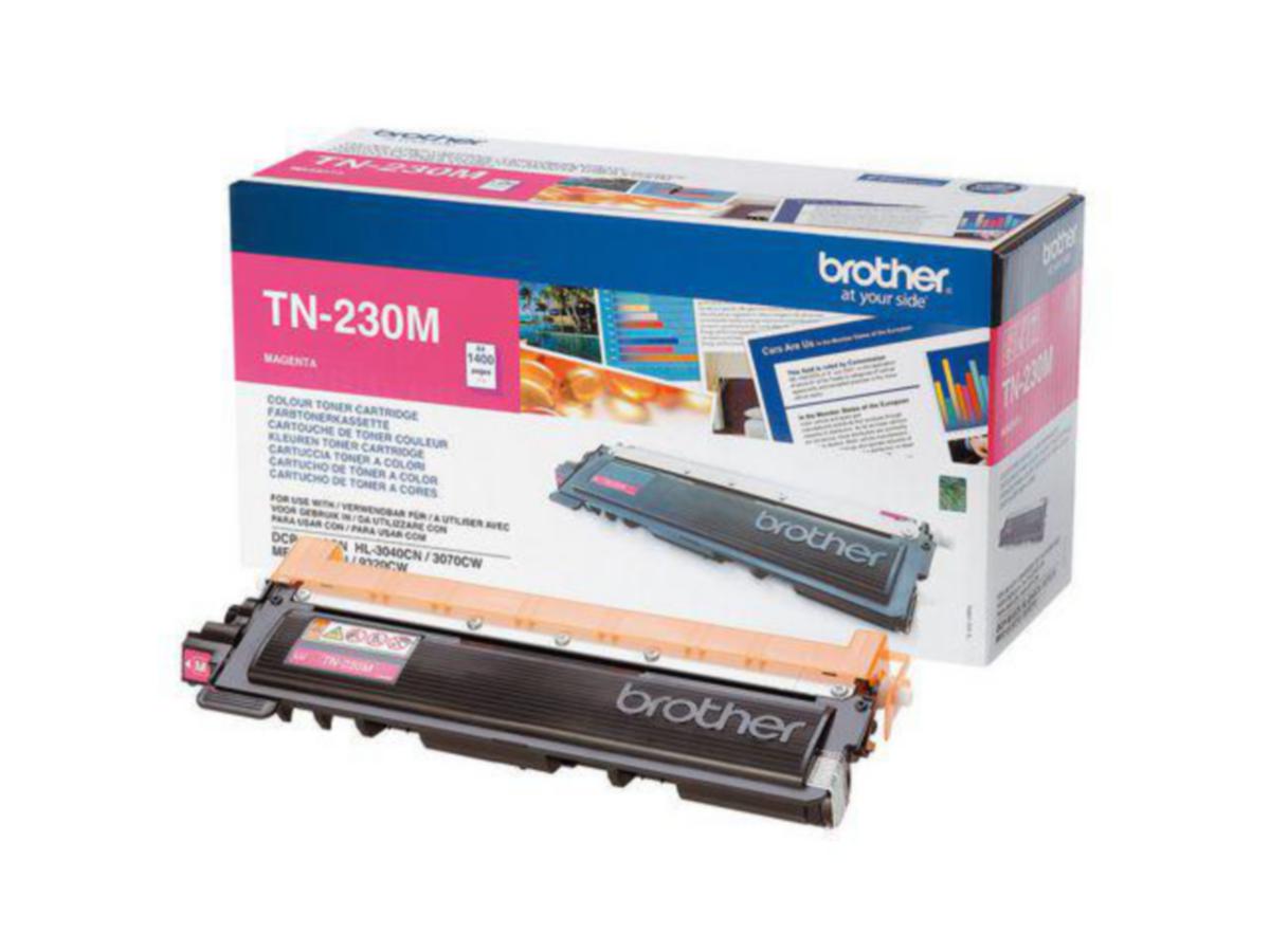 Toner TN230M Brother rød 1400 sider - Toner TN230M Brother rød 1400 sider