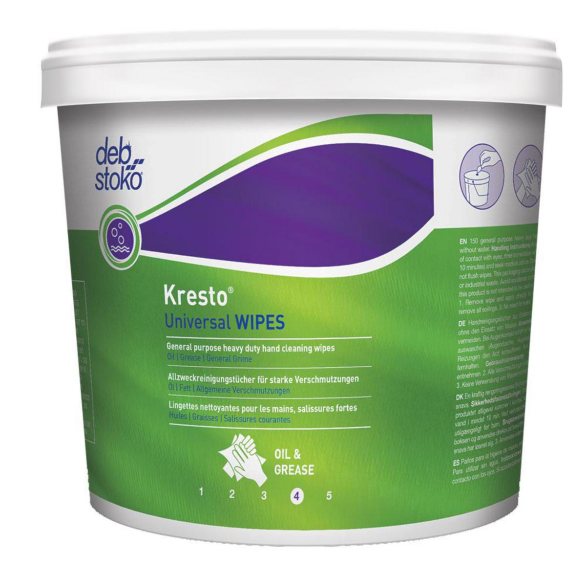 Våtrengjøringsservietter Kresto Universal Wipes - Våtserviett Universal DEB 150stk