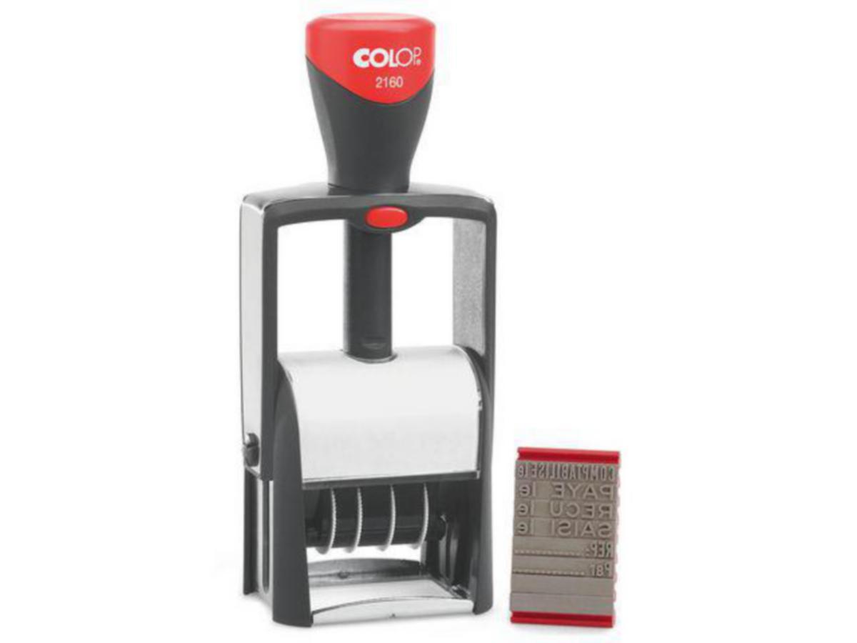 Stempel COLOP® - Stempel Dato 8 Faste Tekster Colop