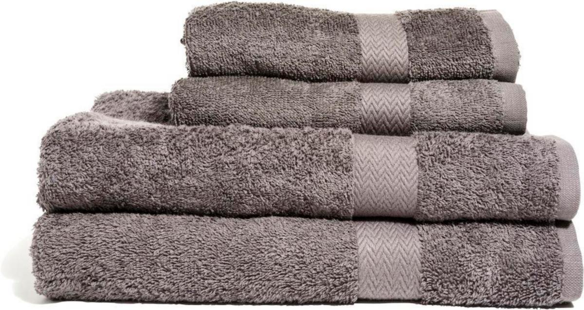 Håndkle Queen Anne frotte Mørk Grå - Håndkle Queen Anne frotte 30x50cm mørk grå