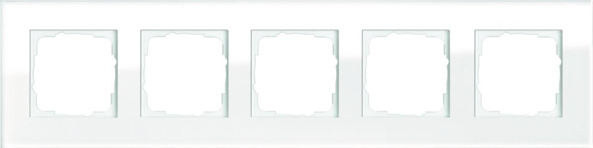 Ramme Micro Matic/Function Esprit 5-H - GI21512 5-hulls ramm hvitt glass Espr