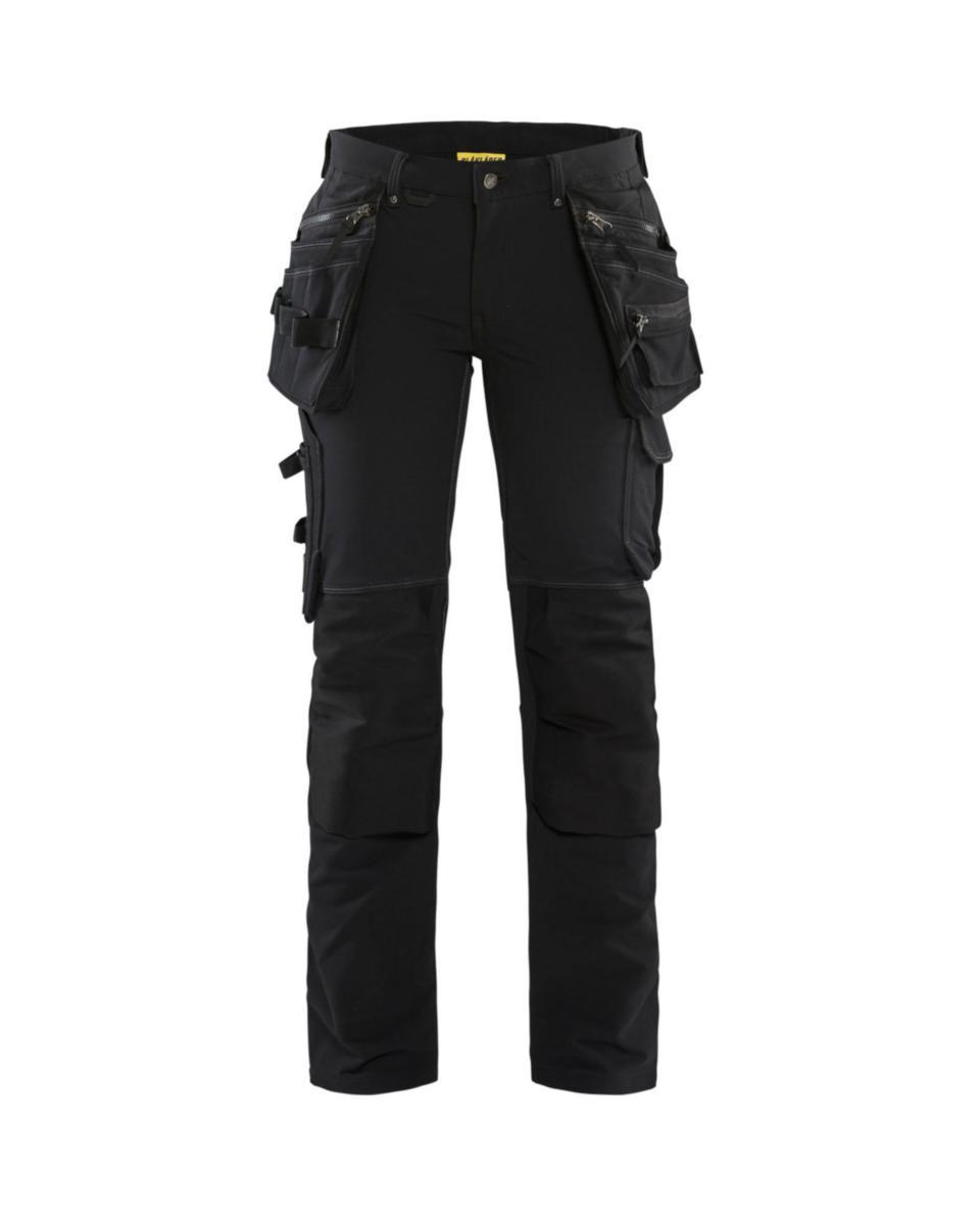Håndverksbukse dame Blåkläder 7198 - Håndverksbukse dame Blåkläder 7198 svart 4X str C32