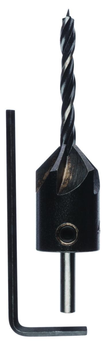 Trespiralbor Bosch - Trebor standard med forsenker Bosch Ø4mm/16mm