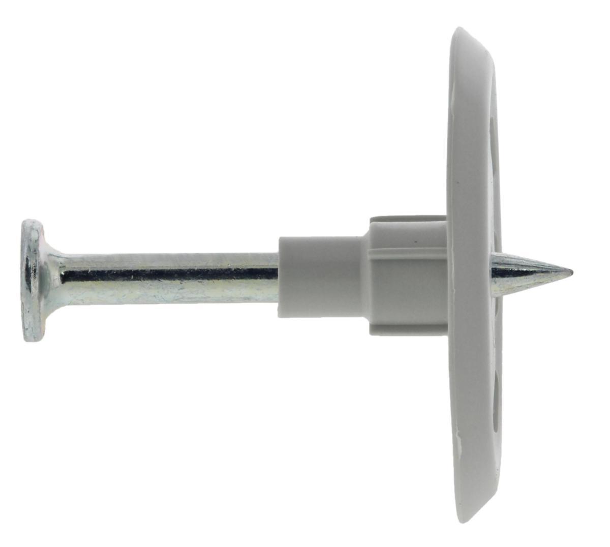 Spiker m/plastskive Spit CR9P - Spiker m/plastskive 9X30XØ34mm Spit f/betonginnfesting