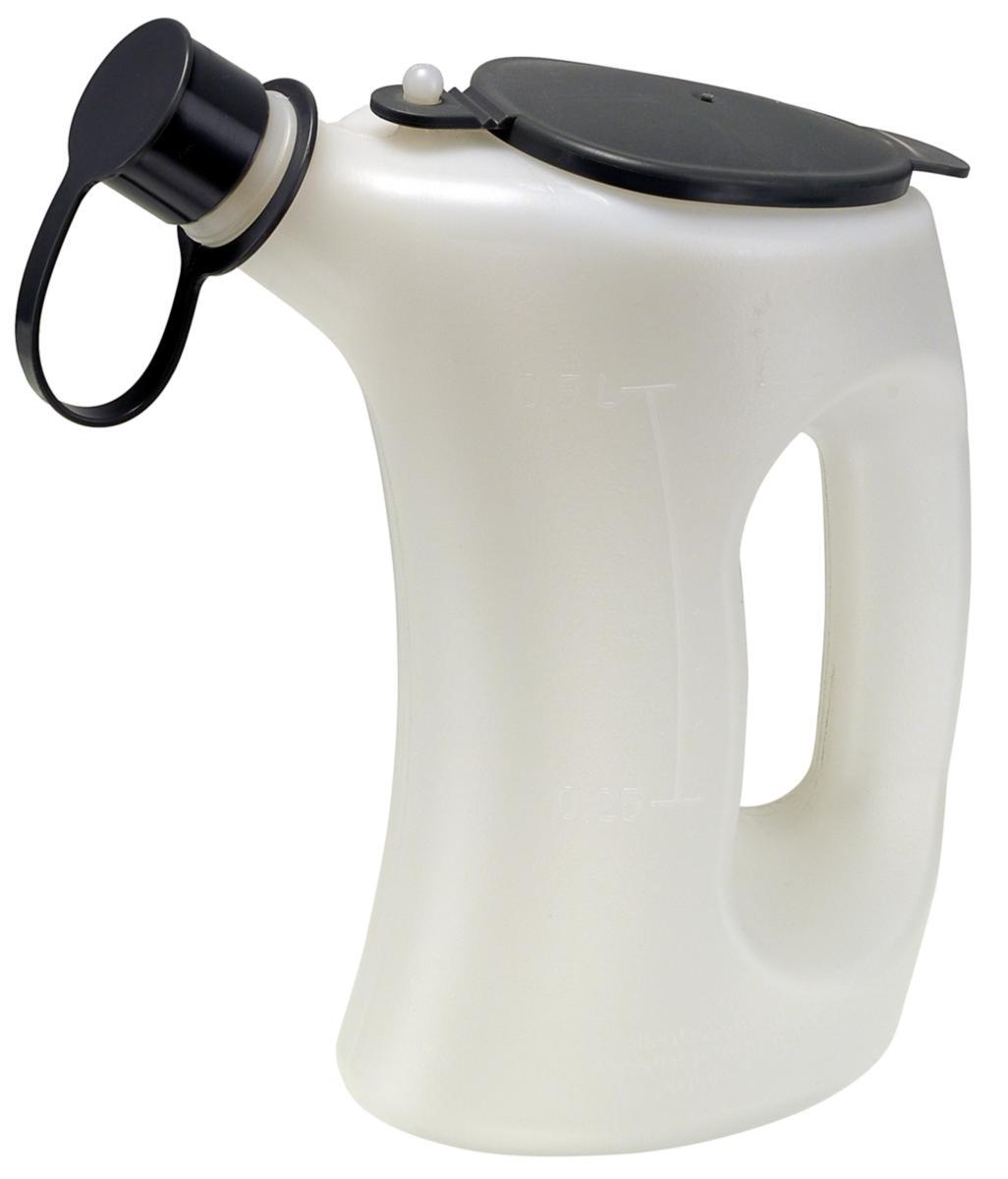 Oljemål Pressol med lokk - Målebeger Pressol 5L hvit 07525