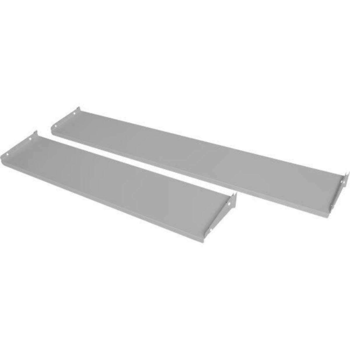 Hylle SM pakkebord komplett - Hylle pakkebord komplett SM 1350x300mm lys grå 7kg
