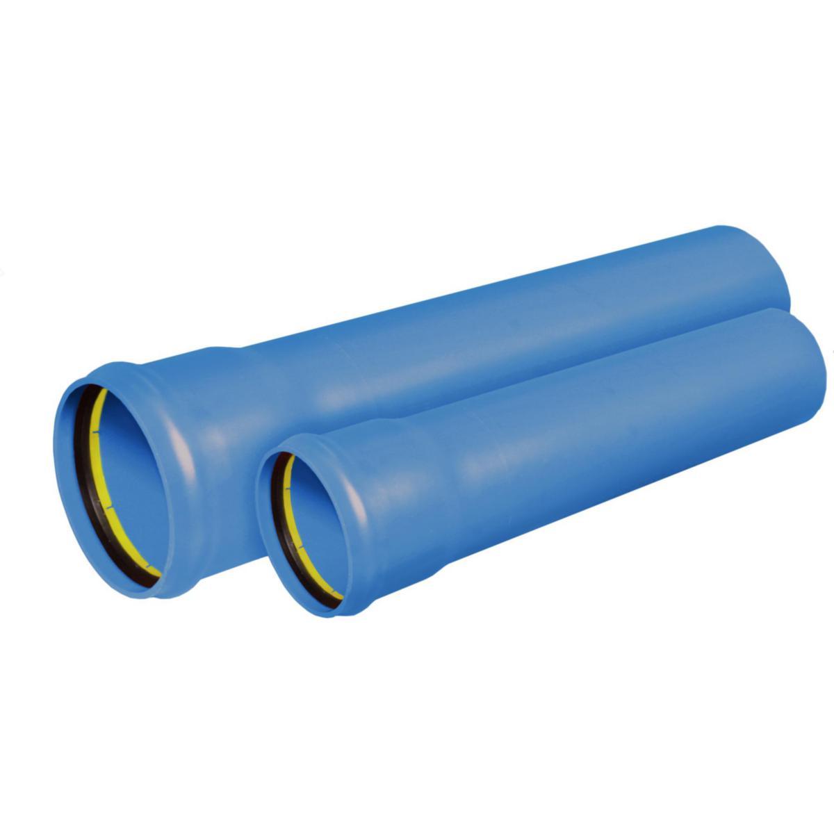 Kabelrør Protectline PVC, blå, Pipelife - 50 x 1.8 mm PVC blå kabelrør lgd. = 6 mtr. Protectline SN8