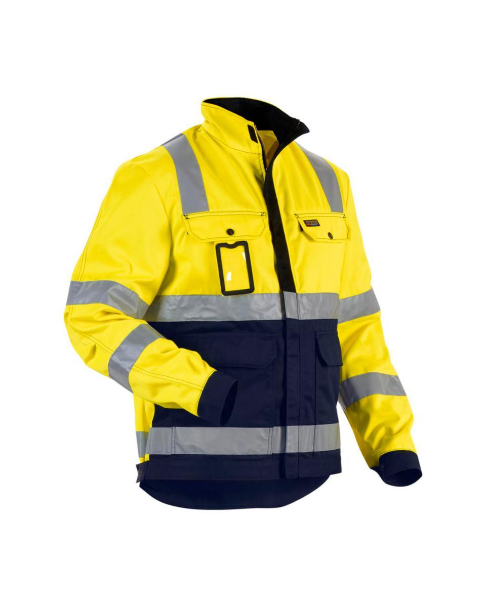 Jakke Blåkläder 4023 HiVis kl.2 - Jakke Blåkläder 4023 HiVis kl.3 gul/marine str 2XL