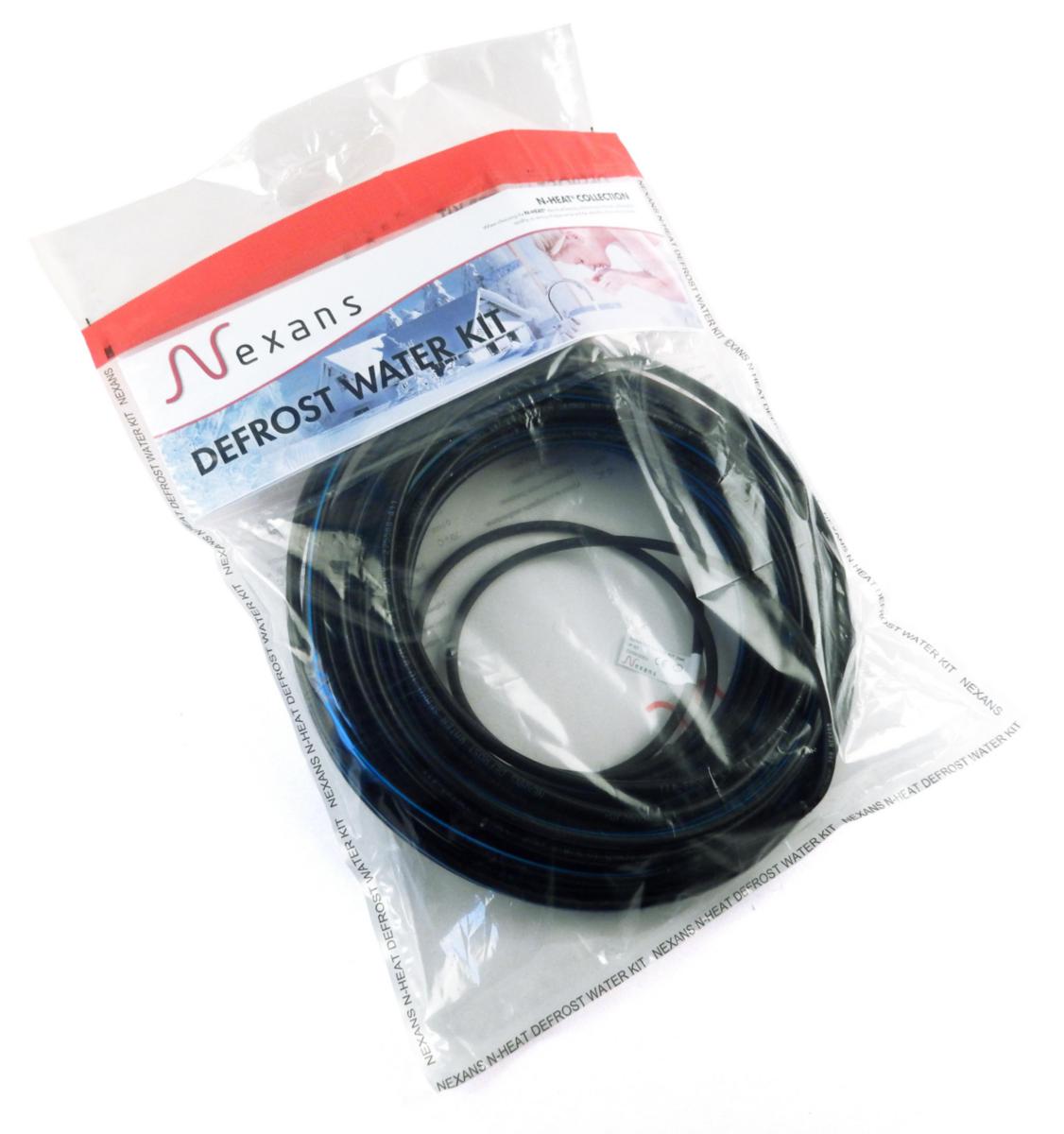 Varmekabel Nexans selvregulerende Defrost water - Defrost water kit 10m komplett ferdig lengde med plugg