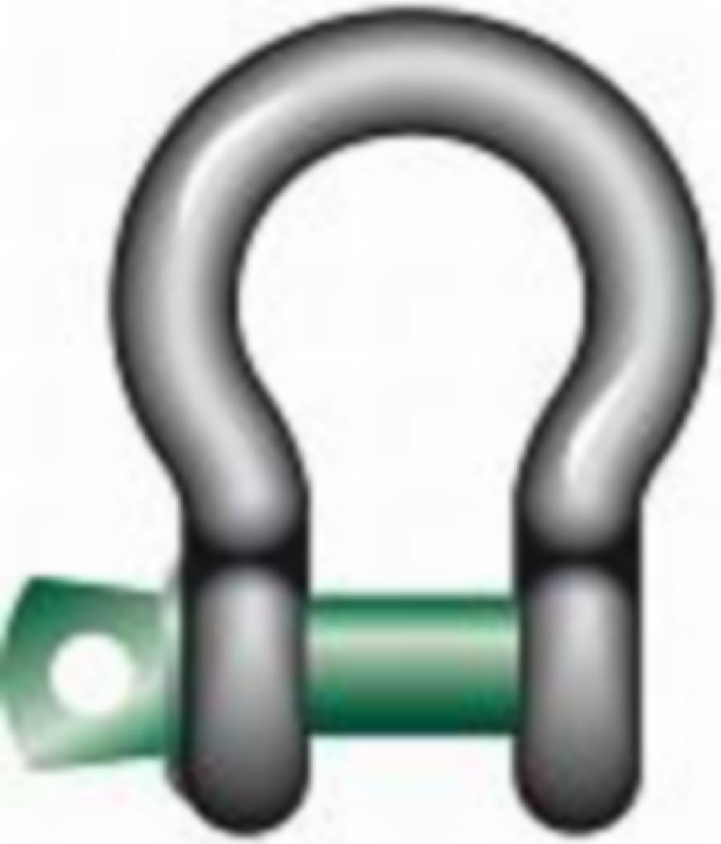 H-Sjakkel med skrubolt Sertifisert - Sjakkel H skrubolt Green Pin John Dahle G-4161 WLL 0.75T