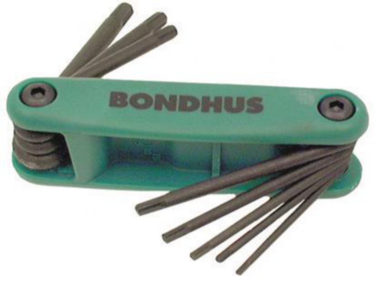 Foldesett Bondhus Torx - Foldesett Gorilla Bondhus TX T7-T25 m/hull