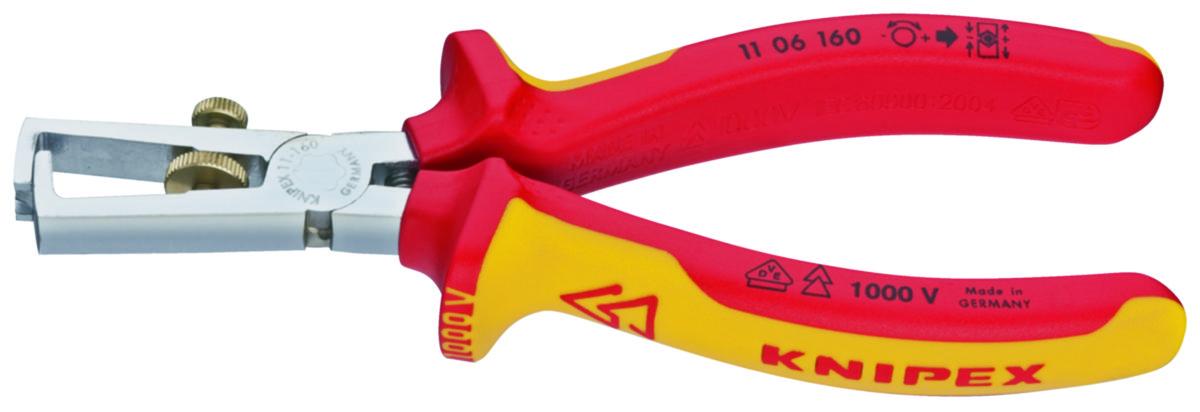 Avisoleringstang Knipex 1106 1000V - Avisoleringstang 1106 Knipex 160mm 1000V VDE