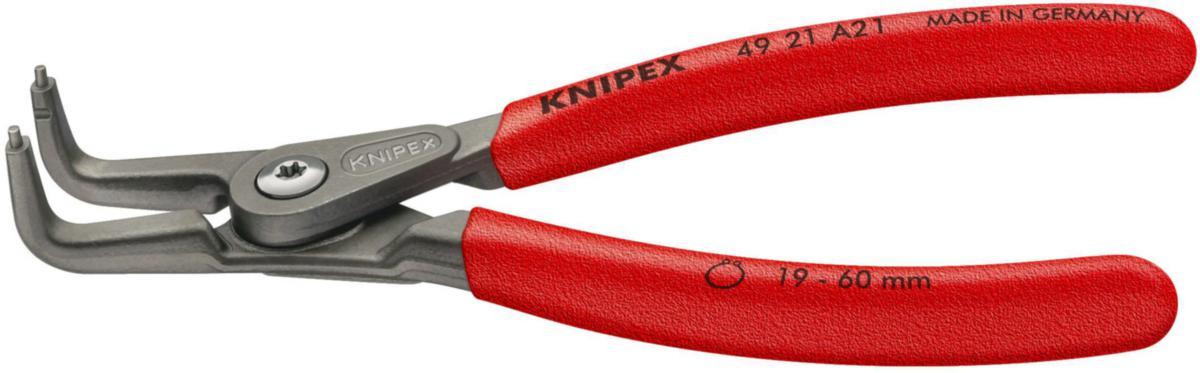 Sporringtang Knipex 4921 bøyd - Seegerringstang 4921 Knipex 305mm A41 bøyd