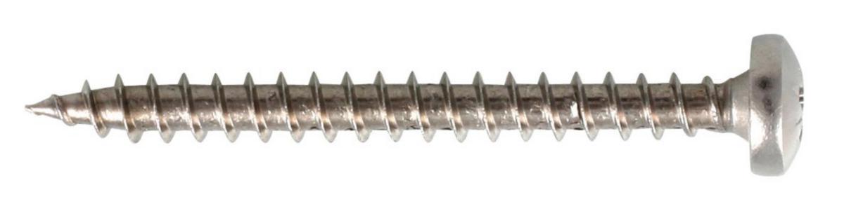 Treskrue Panhode A2 rustfri - Treskr 5.0X40 A2 PAN PZ rustfri panhode