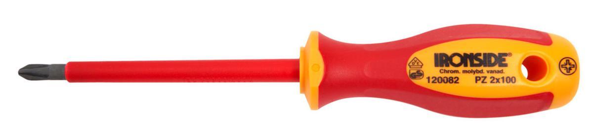 Skrutrekker Isolert Ironside 1000V/VDE PZ - Skrutrekker 1000V/VDE PZ2 Ironside 100mm 120082