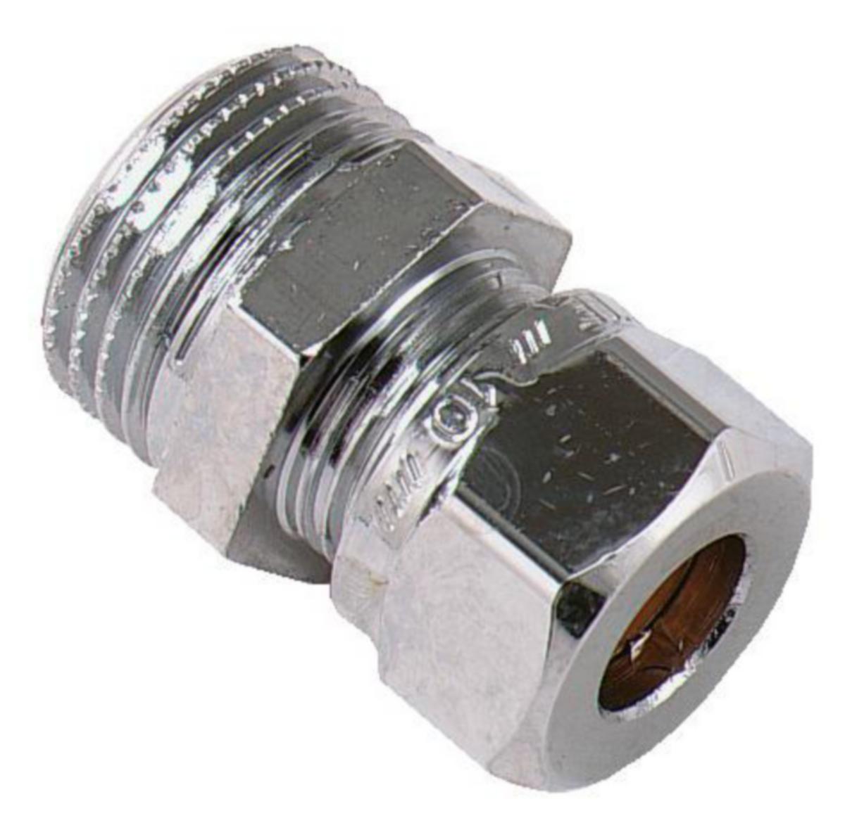 Klemringskobling gjenget invendig og utvendig - Kobberrørskobling 12xr15 Utv Gg Rett Fkr 12xr15