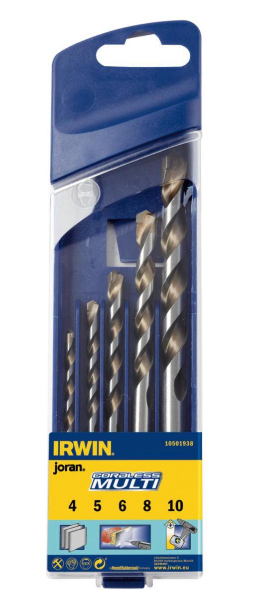 Fliseborsett Irwin Cordless HM - Flisborsett Uni-Plus Cordless Irwin HM 5-10mm 5pk