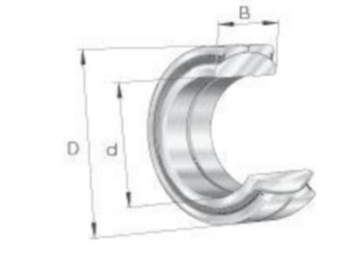 Leddlager INA GE-DO-2RS - Leddlager GE300-DO-2RS-A 300x430x165