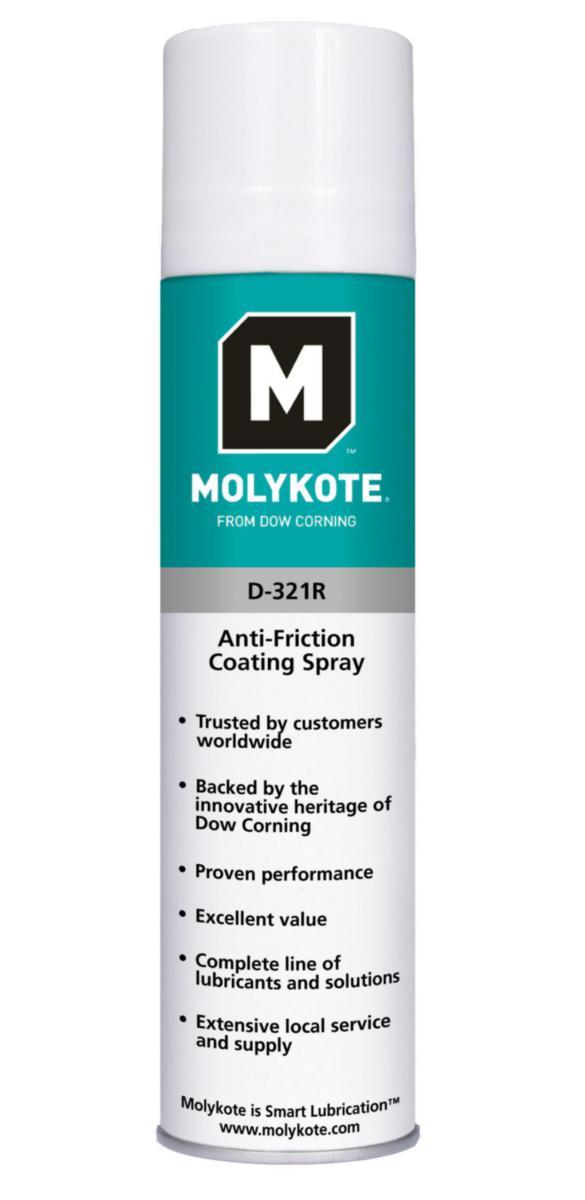 Glidelakk Molykote D321R - Glidelakk D321R Molykote 400ml spray