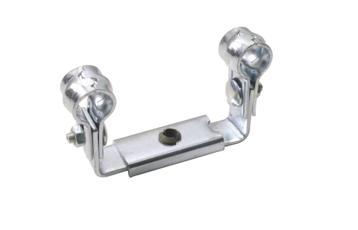 Dobbelklammer a-collectiom u/dempegummi - 18-22 mm A-Dobbelklammer u/gummi