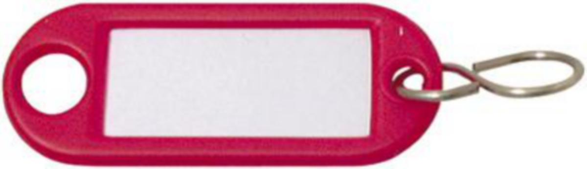 Nøkkelbrikke plast - Nøkkelskive plast a-collection gul 100pk