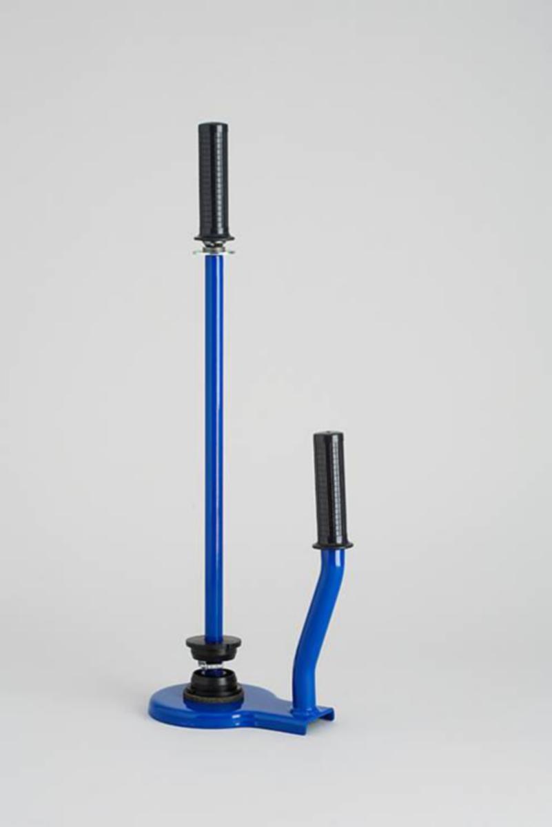 Holder for strekkfilm - Holder til plastfolie for 45cm folie metall blå
