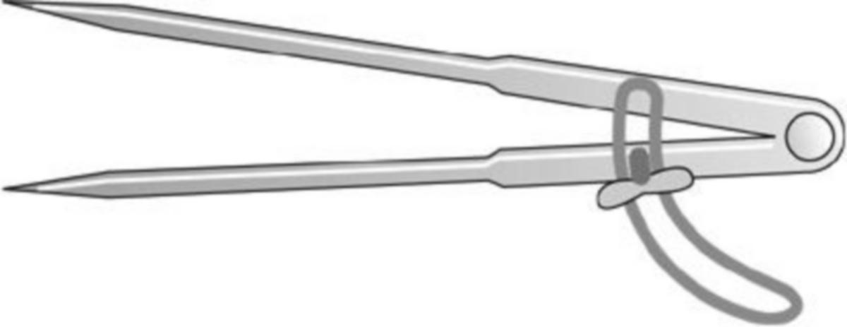 Buepasser - Stikkpasser 200mm stål m/bue