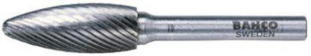 Roterende fil Bahco form H - Hardmetallfil H1025M06X medium Bahco Ø10X25mm-Ø6X65mm metall