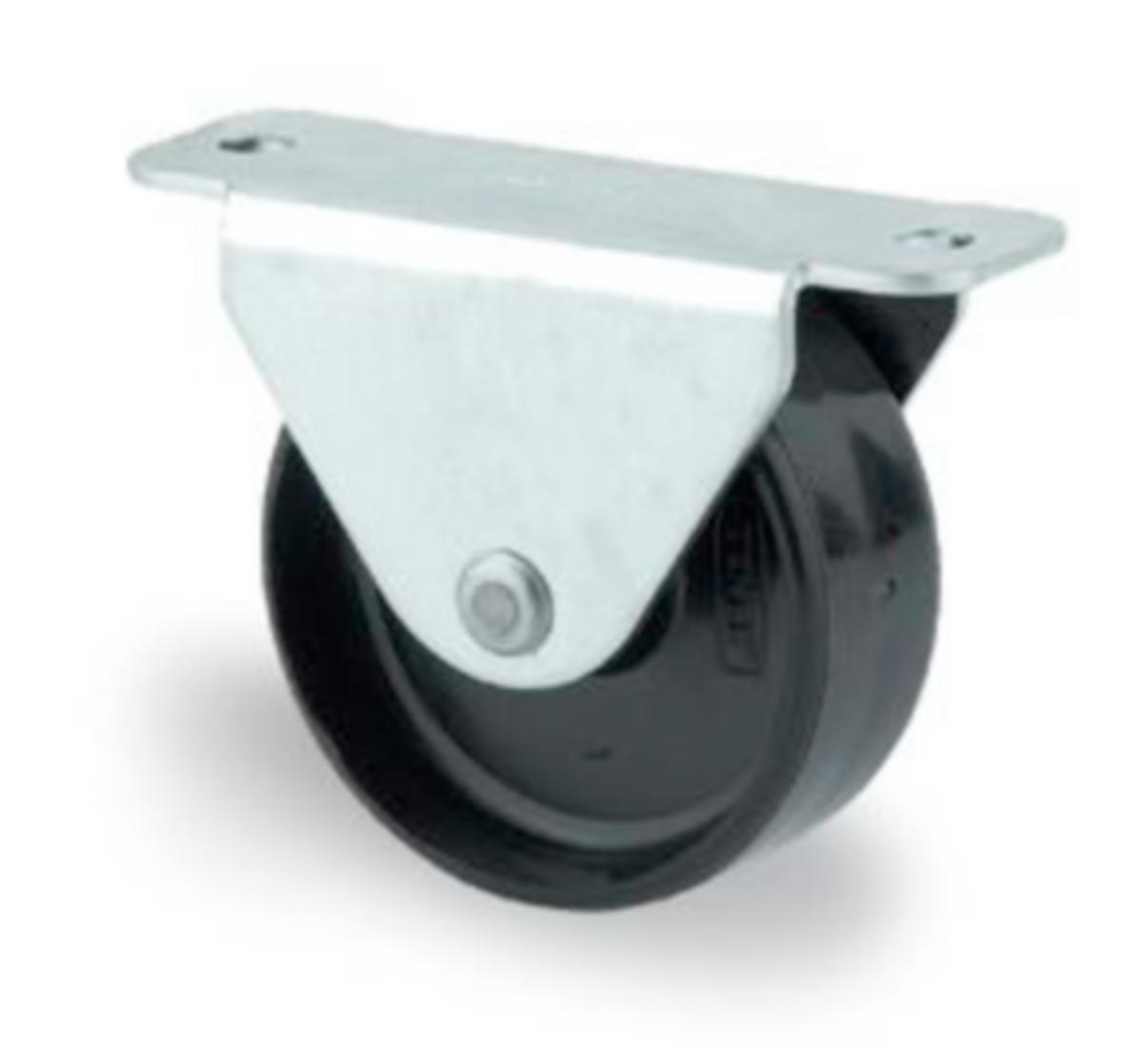 Fast hjul Tente - Fast hjul nylon Tente Ø45mm 2198POI045P60-67
