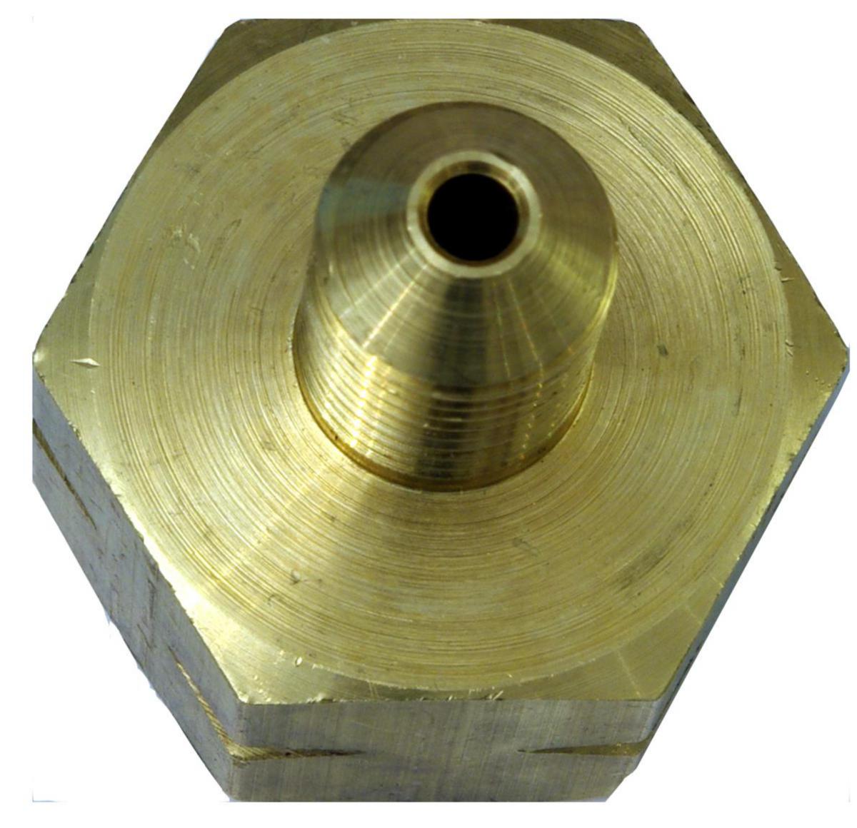 Flaskekobling - K1-2 FLASKENIPPEL INKL. PAKN. 1/2"NTP INNV. / 1/4" FLARE UTV