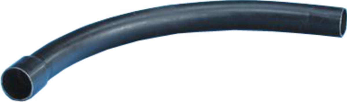 Langbend Norsk Wavin 90° til sort PE - Langbend 90gr. 50mm sort 