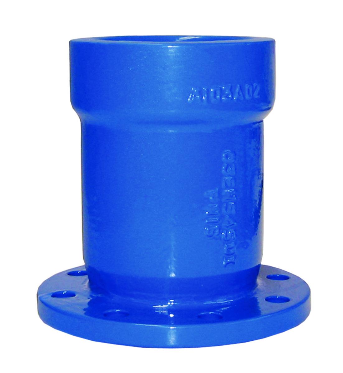 Flensemuffe Tyton, PAM - DN 200 flensemuffe lang EU Tyton m/pakning Blå epoxy PN10