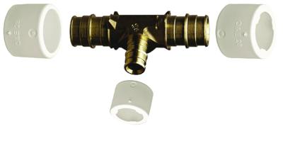 15 mm q&e t-rør uponor - t-rør, quick & easy | Ahlsell