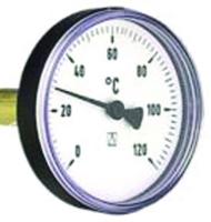 Skivetermometer bimetall i VVS og industriutførelse, føler, Hasvold