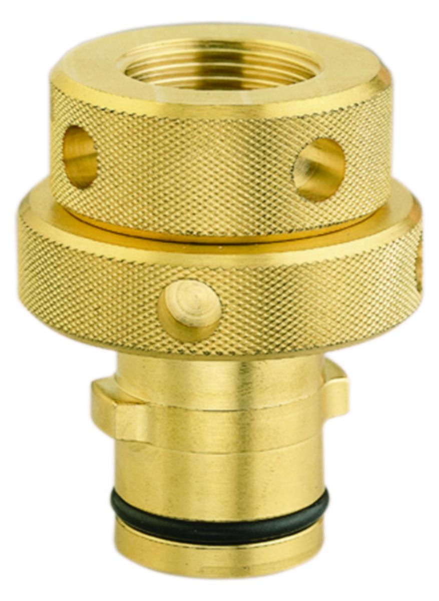 ZAK® Anboringsovergang, (Hawle 5895) - Adapter for anboring Zak46 tipp x 1 1/2" innv.gj.messing