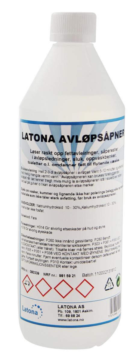 Avløpsåpner Latona - Avløpsåpner Latona 1L