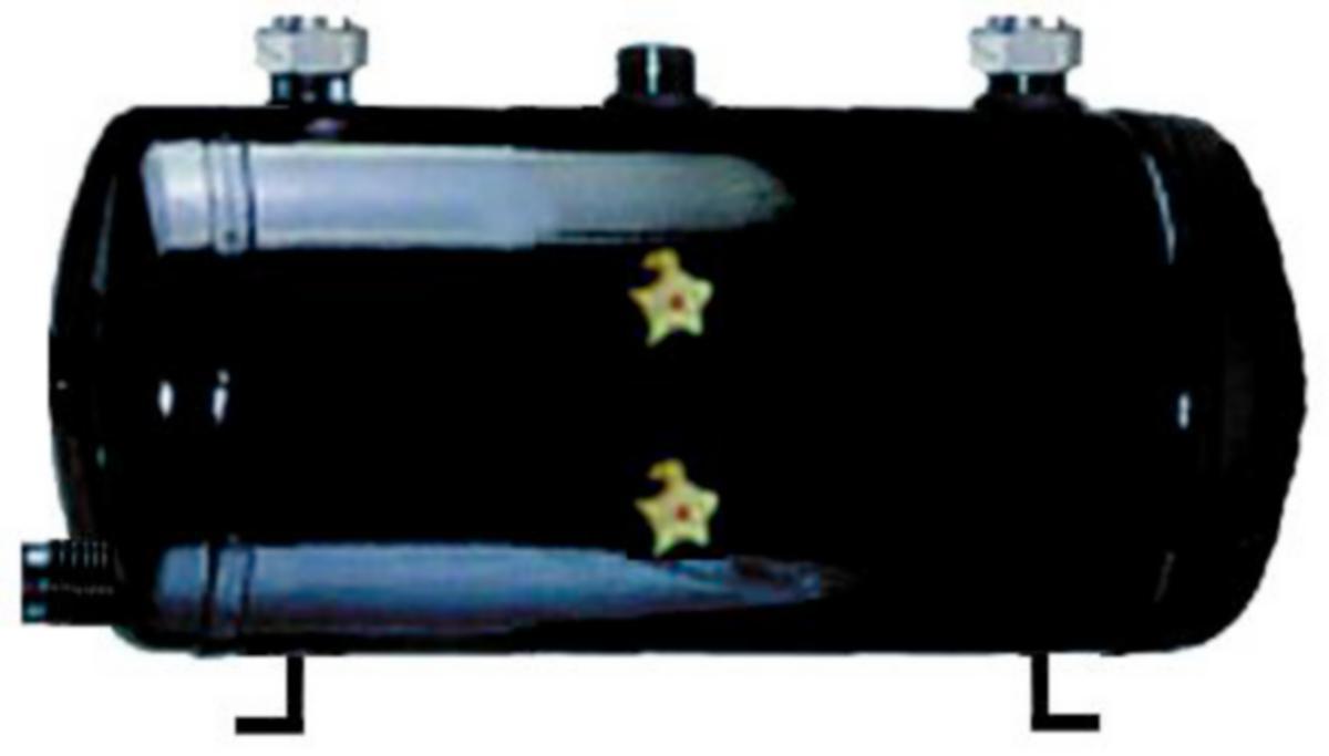 OCS Horisontal væsketank RLDO (45bar) - OCS RDLO 30 LITER 45 BAR