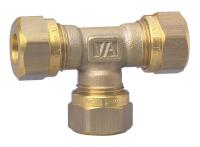 Kobberrørs-T-rør vatette