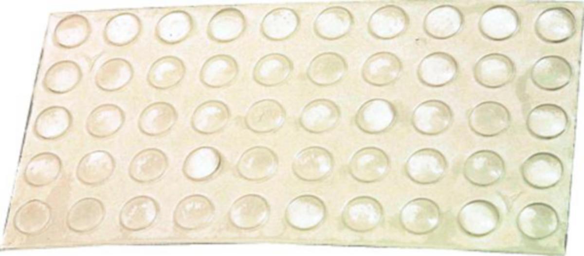 Gummibuffert A9007, A9010 - Gummibuffert A9007 transparent a-collection 8X2mm SB50