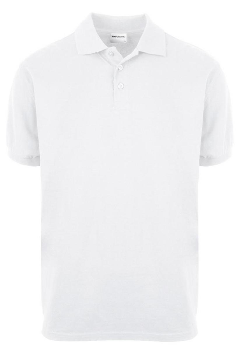 Piqueskjorte YOU® 6512 Organic Stretch - Piqueskjorte YOU 6512 Organic Stretch hvit str XS