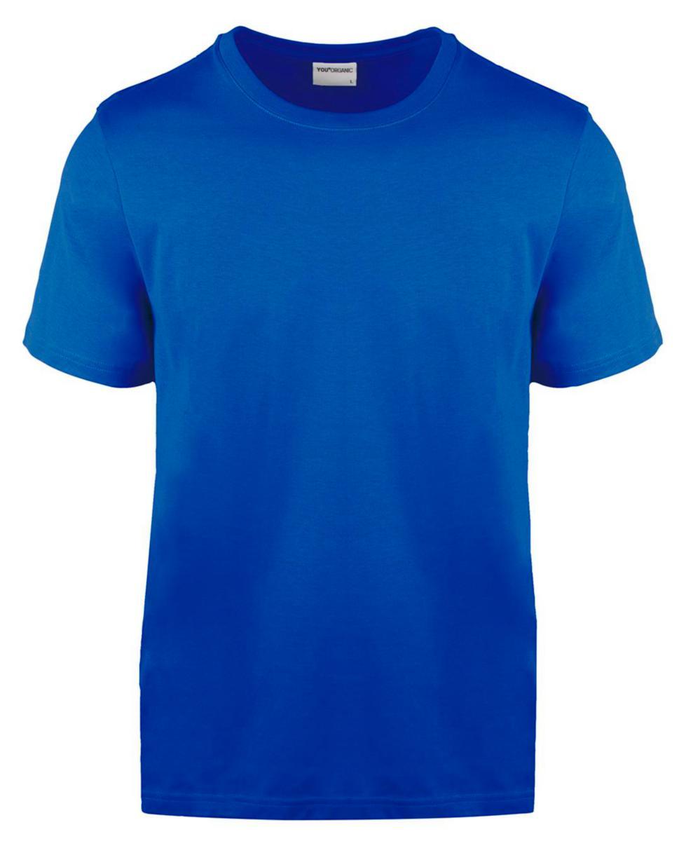 T-skjorte YOU® 6500 Organic GOTS - T-Skjorte YOU 6500 Organic GOTS kornblå str M