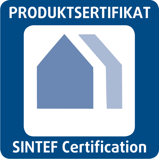 SINTEF Produktsertifikat